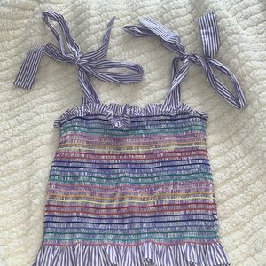 Petersyn tie top very cute and colorful